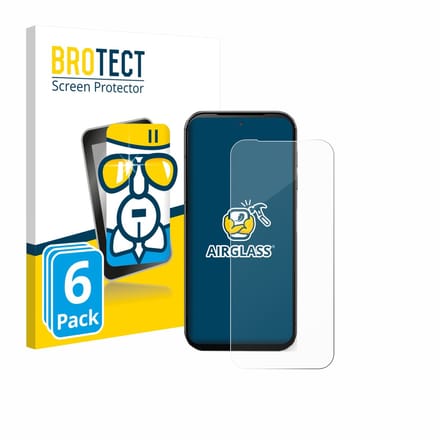 Screenprotector 6 Stuks voor Fairphone 5 Beschermglas transparant