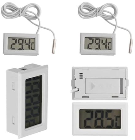 Digitale Thermometer met LED-display voor Externe Sondesensor - Ideaal voor Koelkast en Aquarium