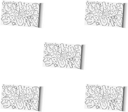 Grote Kleurplaten Papierrol - Kleurpapier Set - Kinderen Creatief Bezig Houden - Met Scheurlijn - 30 cm x 300 cm