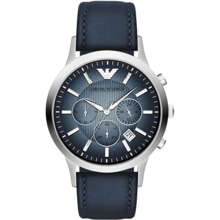 Emporio Armani Renato Mannen Horloge Blauw AR2473