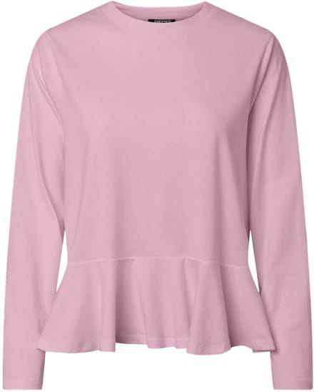 Pieces Top met lange mouwen PCDANILLA PEPLUM