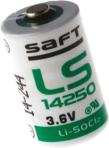 Saft LS14250 - TL2150 - 1/2 AA 3,6V Lithium Batterij