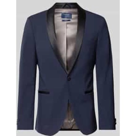 Slim fit smokingcolbert met reverskraag