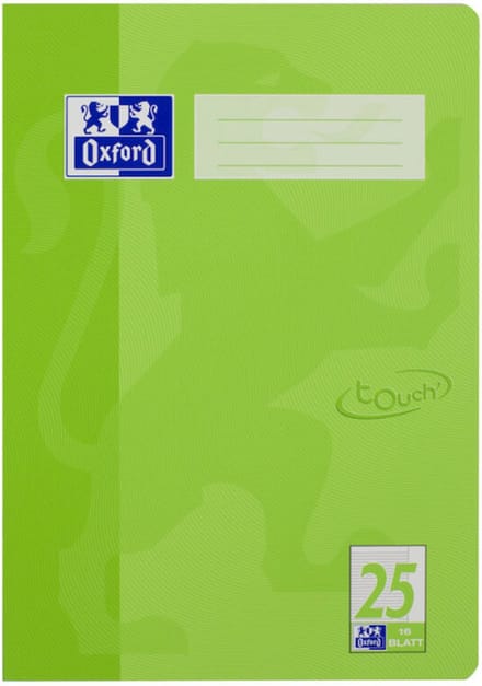Oxford 400104440 schrijfblok & schrift Groen A4