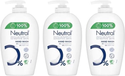 Neutral - Handzeep - Hand Wash - Sensitive Skin - 250ml x 3