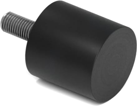 Rubbermagazijn - Trillingsvoet - Type D - 15x15mm - M4 - Set 10 stuks