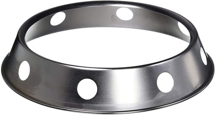 Wok Steunframe - Wok Ring - Koken op Gas - Universele Maat - 27 x 27 cm - Zilver