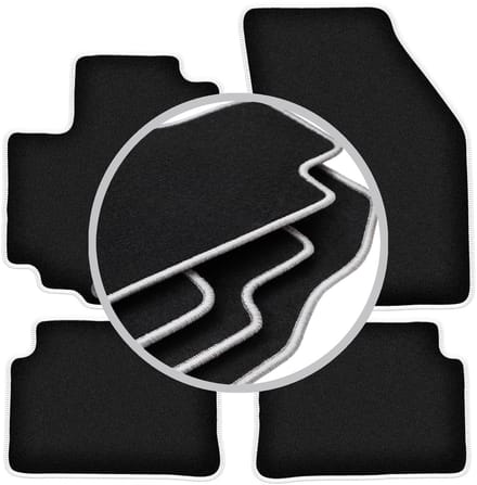 CARLUX-SILVER automatten voor: Nissan Pixo hatchback (2008-2013)