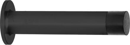 AXA Deurstopper (model WS16) Mat zwart RVS met rubber: Wandmontage.