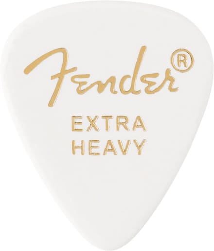 Fender Picks 351 White extra heavy - Plectrum set