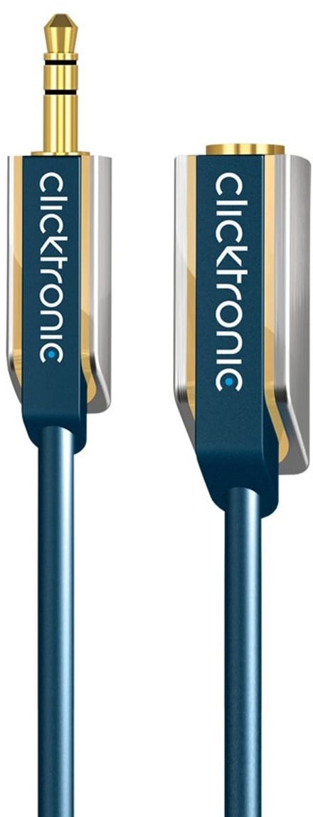 Clicktronic 3.5 mm AUX Extension Cable, Stereo 1.5 m