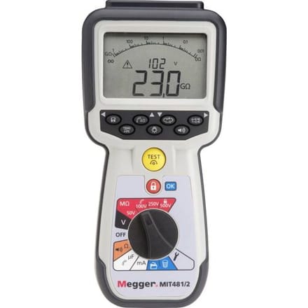 Megger MIT481/2 Isolatiemeter 50 V, 100 V, 250 V, 500 V 100 GΩ
