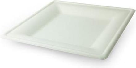 40 st. 40st. Mondial suikerriet bord vierkant - Medium