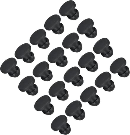 Siliconen Gatstoppers - Rubberen Afsluiters - Paneel Afwerking - Waterdicht Ontwerp - 4.5 mm Diameter