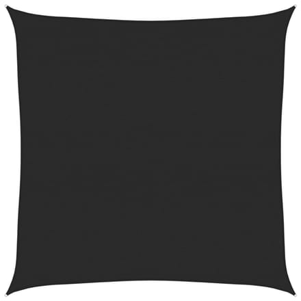 vidaXL - Zonnezeil - 160 - g/m² - 6x6 - m - HDPE - zwart