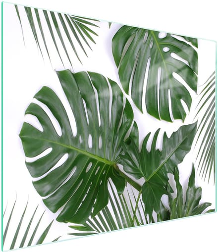TMK ArtDeko Monstera - Snijplank - 52x30 cm - Gehard Glas - Antislip