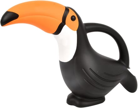 Esschert Design - Gieter - Toekan - Zwart - Wit - Oranje