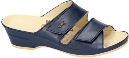 Vital -Dames - blauw donker - slippers & muiltjes - maat 39