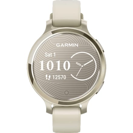 Garmin Lily 2 Active - Smartwatch - 35 mm - Lunar Goudkleurig met Bone Siliconen Bandje