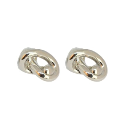 Silver Knot Earrings