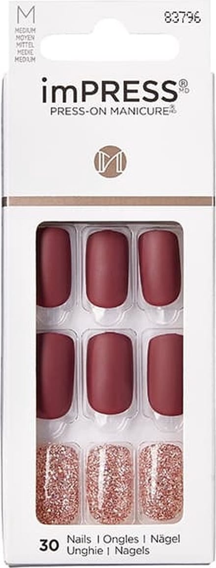 imPRESS Gellak Nails - Kunstnagels - 30 stuks - Nepnagels - Hero