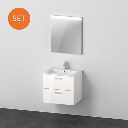 Duravit XBase FurnitureSet 63 cm, with mirror XB007004545