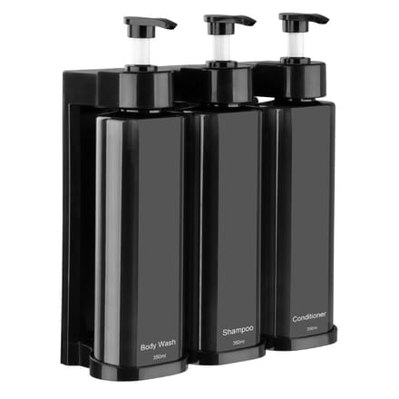 Nisbets Essentials drievoudige douchepompdispenser