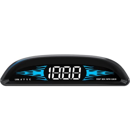Auto Nieuwe OBD Snelheidsmeter HUD Head-up Display B2 Multifunctionele Auto Diagnostische Detector Snelheidsmeter zwart