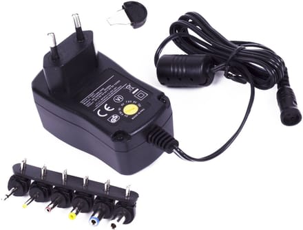 Universele adapter van 230V (AC) naar 3.0-12V (DC), 600 mA - WD1775468597