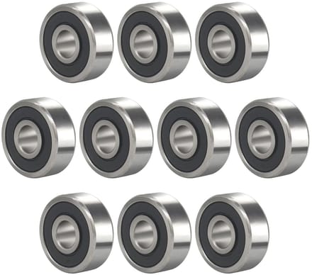 Allecto - Groefkogellagers R2-2Rs - 10 Stuks - Dubbel Rubber Sealed