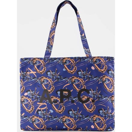 Diane Reversible Boodschappentas - A.P.C. - Synthetisch - Blauw