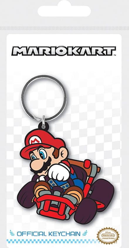 Mario Kart - Mario Drift Rubber Sleutelhanger