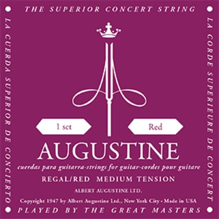 Augustine Regal Red Snaren voor Klassieke Gitaar - Hoge/Medium Spanning