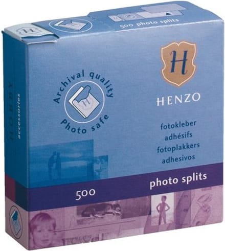 Fotoplakkers - Henzo - Plakstrips - 500 stuks - Transparant