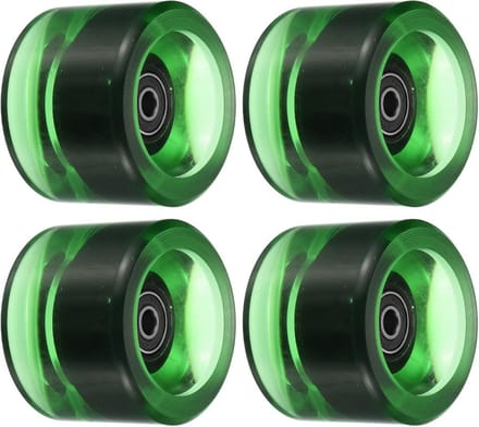 Set van 4 Longboard Wielen 70mm 78A Soft Cruiser Wielen Inclusief ABEC-9 Lagers