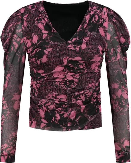 Nikkie - top Augusta bloemenprint - maat 40