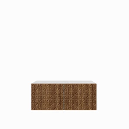 TV-kast Cali 1x100 cm (wit + catania)