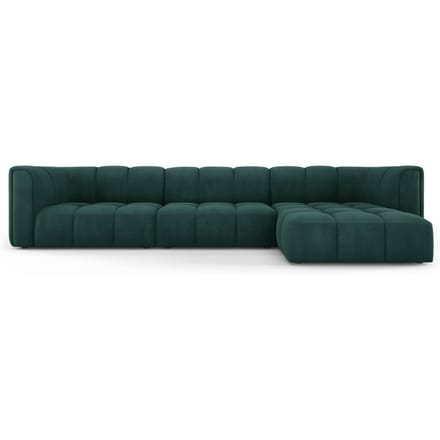 Hoekbank Francesca chenille rechts 5-zits | Milo Casa