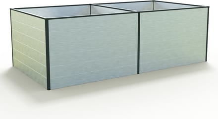 235 x 119 x 77 cm Moestuinbak Kingsize Daniela, Aluminium (geanodiseerd)