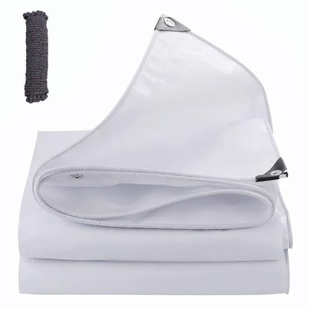 afdekzeil van polyethyleen, 180 g/m², scheurvast, uv-bestendig, voor tuinmeubelen, zwembad, auto, boot, camping