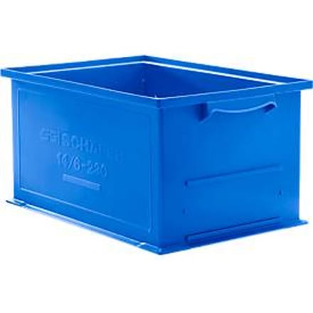 Stapelbak serie 14/6-230 - van polypropeen - met handgreep - 26L - blauw