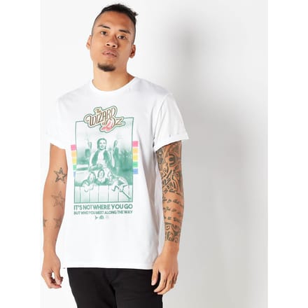 Wizard Of Oz Retro Cover Men's T-Shirt - Wit - L