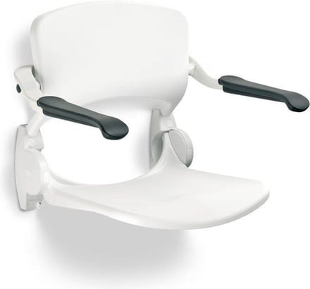 Linido douchezitting met armleggers en rugleuning