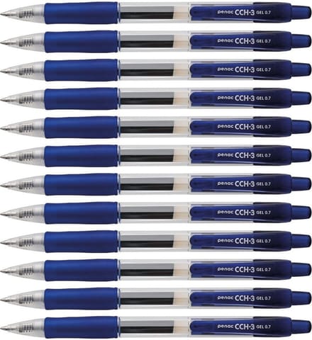 Penac Gelpen - CCH3 - 12 pack - Blauw - 0.7 mm - Blauw inkt