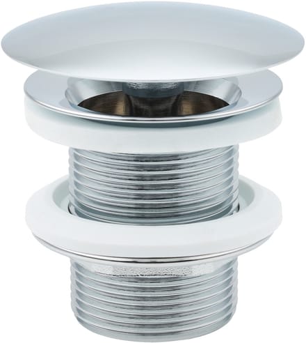 Sanivesk afvoerplug kort Champion - 5/4" - chroom