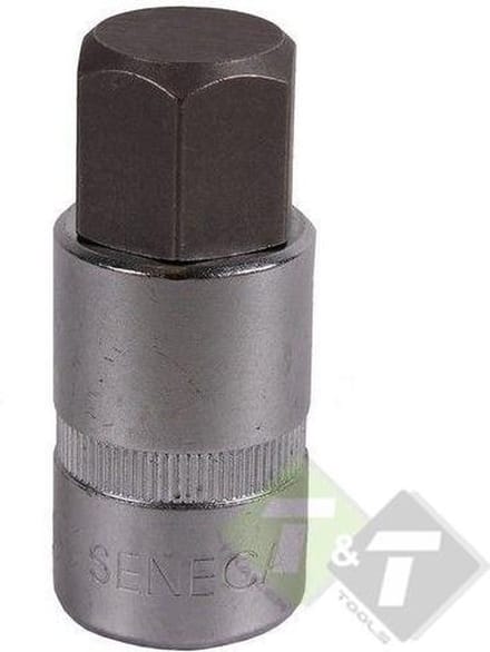 Inbusdop, 1/2 duims aansluiting, 55mm, 12mm, Seneca