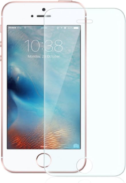 Screenprotector geschikt voor Apple iPhone 5 / 5S / 5C / 5SE - Tempered Glass Screenprotector Transparant 2.5D 9H