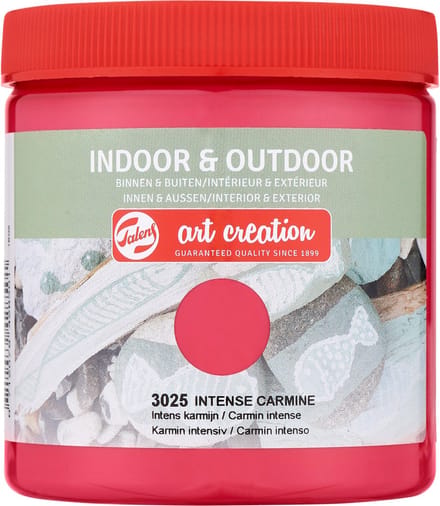 Talens Art Creation indoor & outdoor verf 250ml - Intens karmijn
