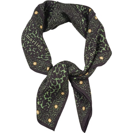 Marlies Dekkers Uppergarments Black Green Leopard Scarf Größe: OS | Schals Outlet | Damen | Schwarz