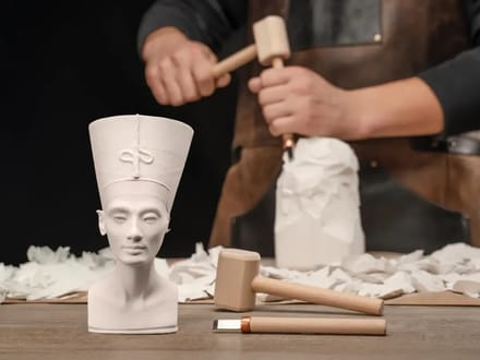 Beavercraft Nefertiti DIY Beeldhouwkit Creatieve Gipsbeeld Set